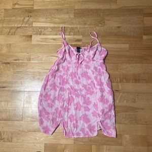 Wild Fable light pink floral dress.